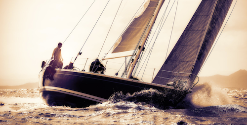 How a Sail Inverts Its Shape